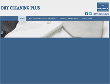 Tablet Screenshot of drycleaningplus.net